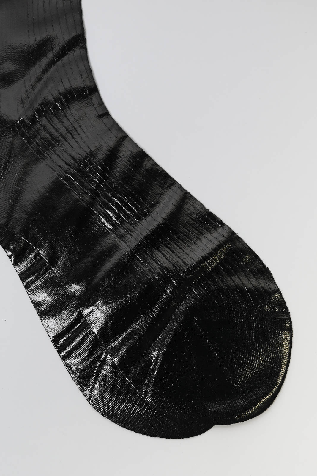 Chaussettes One Ribbed Laminated en noir