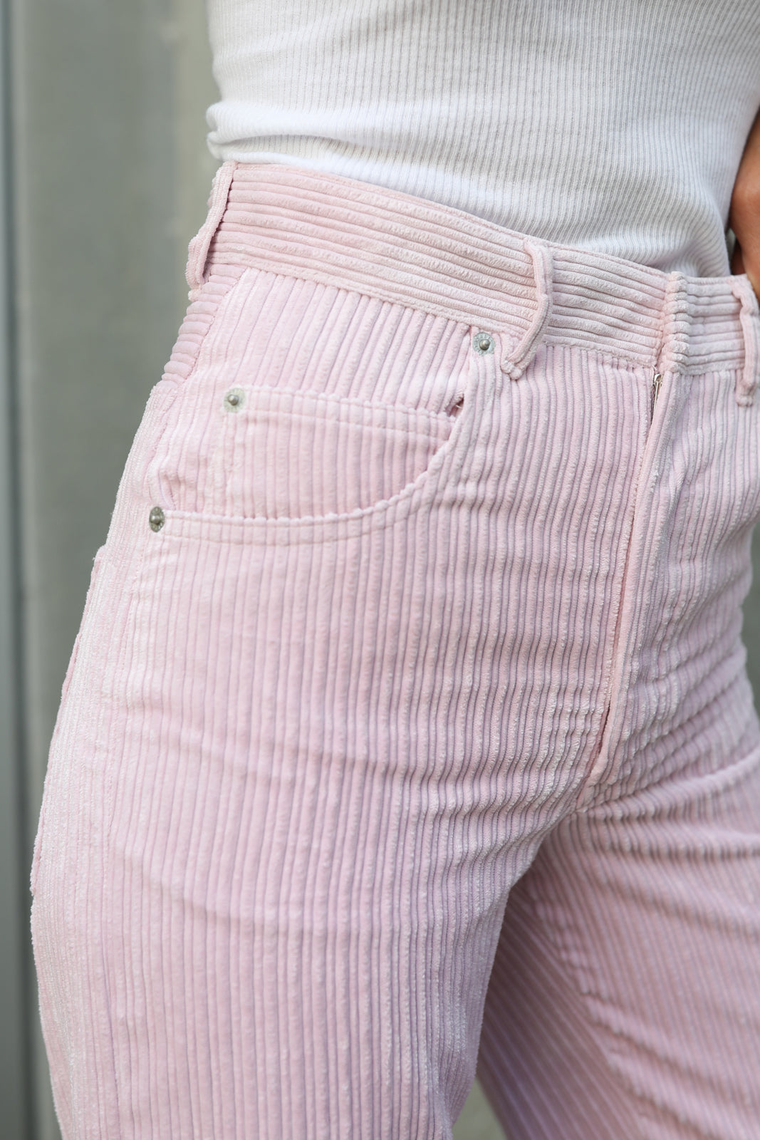 Pantalon Milorsy en rose clair