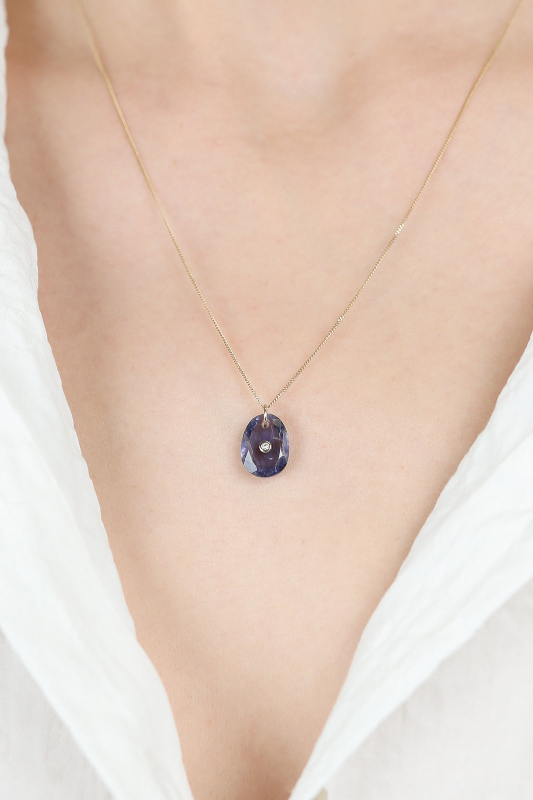 Collier Orso en iolite